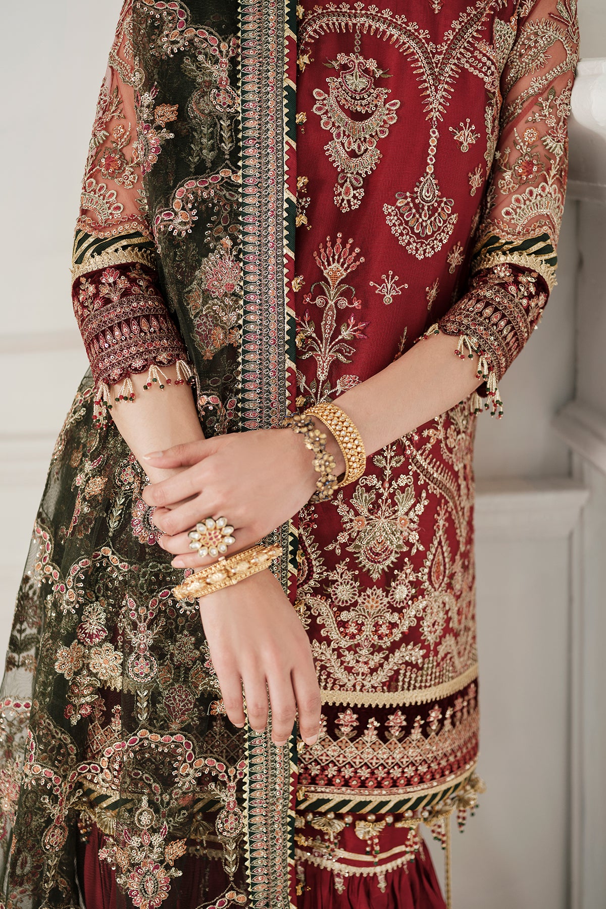 EMBROIDERED NET CH10-07 STITCHED - Image 10