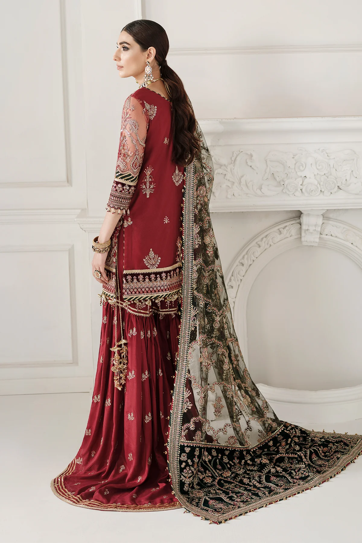 EMBROIDERED NET CH10-07 STITCHED - Image 3
