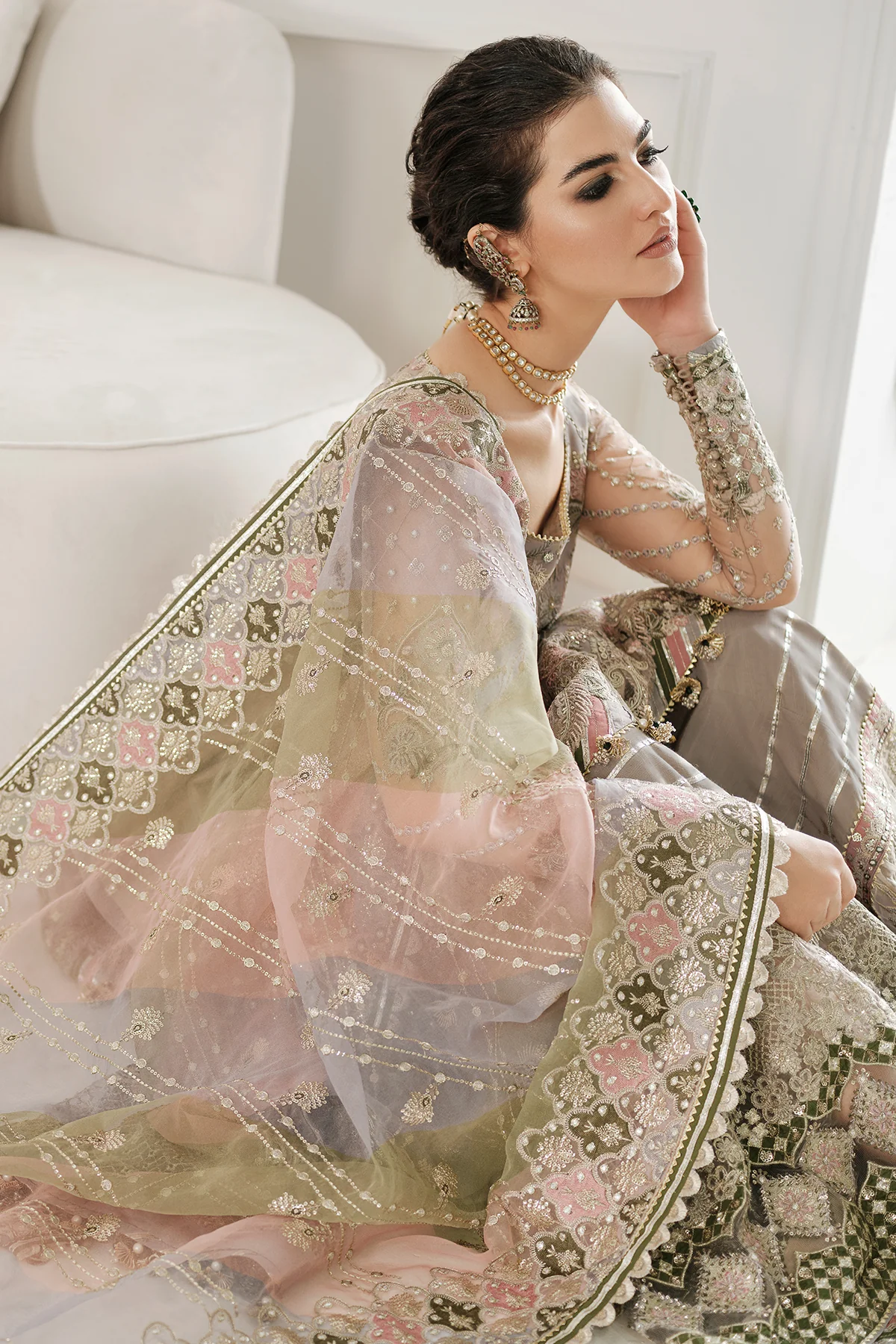 EMBROIDERED NET CH10-08 STITCHED - Image 11