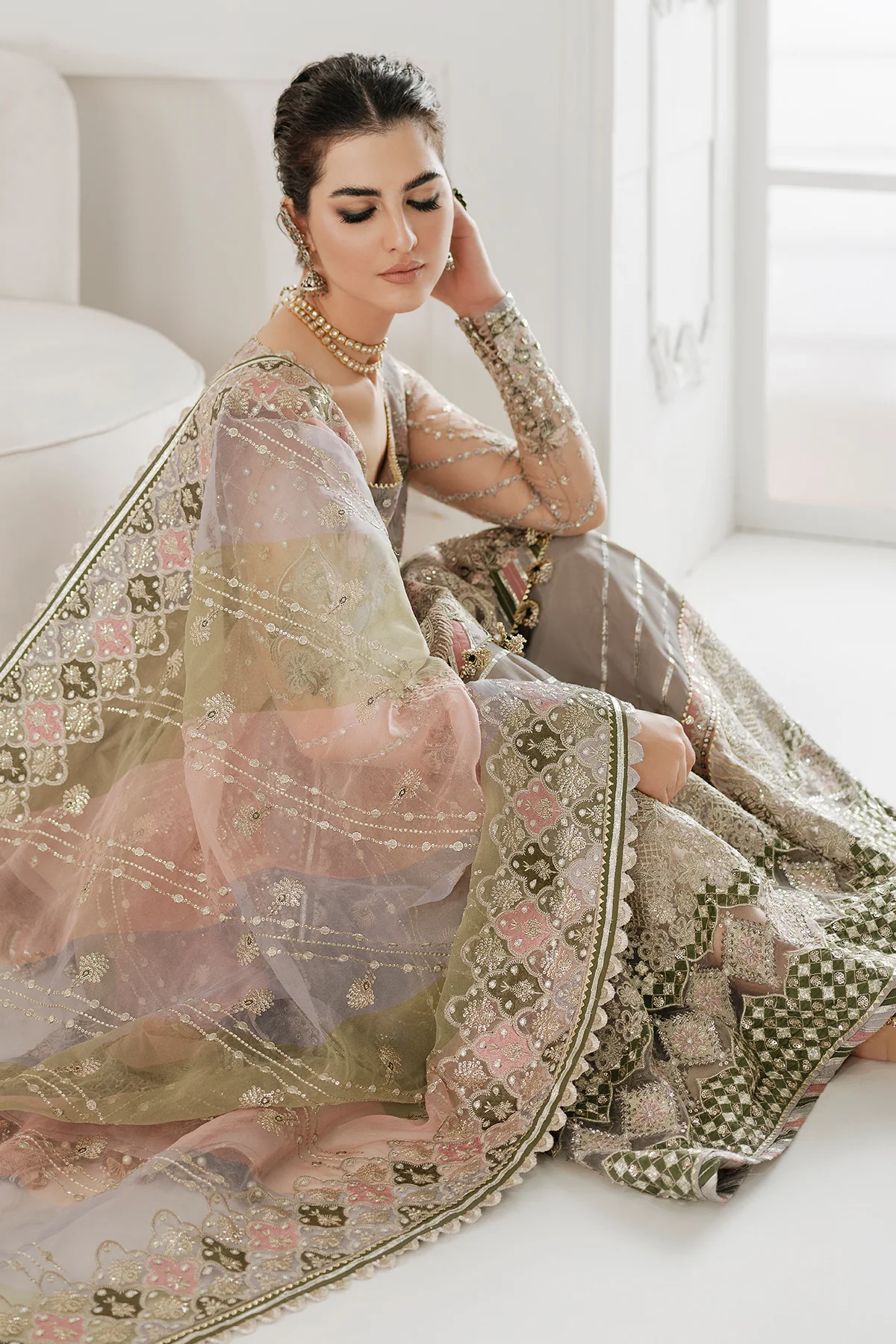 EMBROIDERED NET CH10-08 STITCHED - Image 13