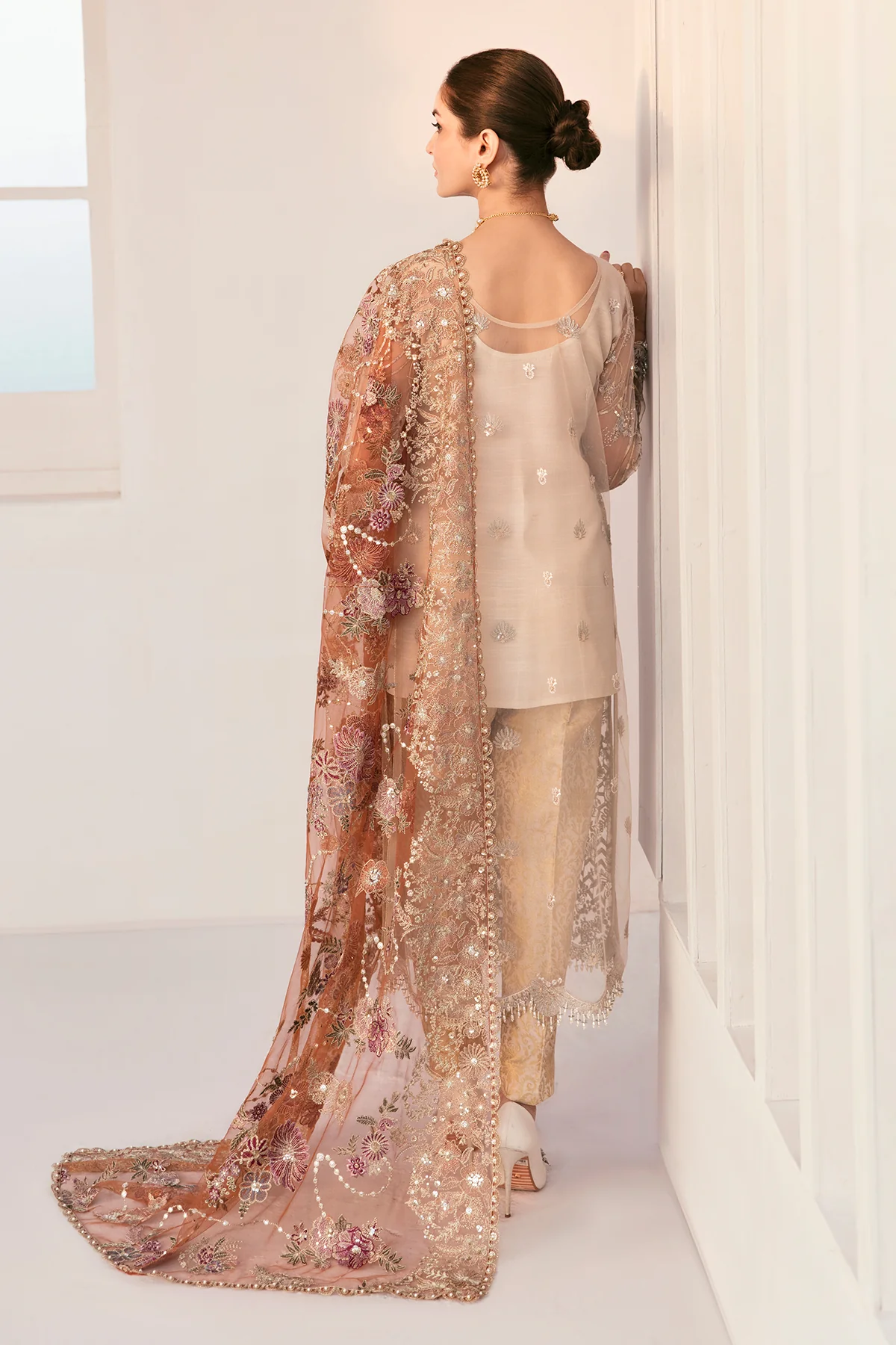 EMBROIDERED NET CH11-03 STITCHED - Image 5