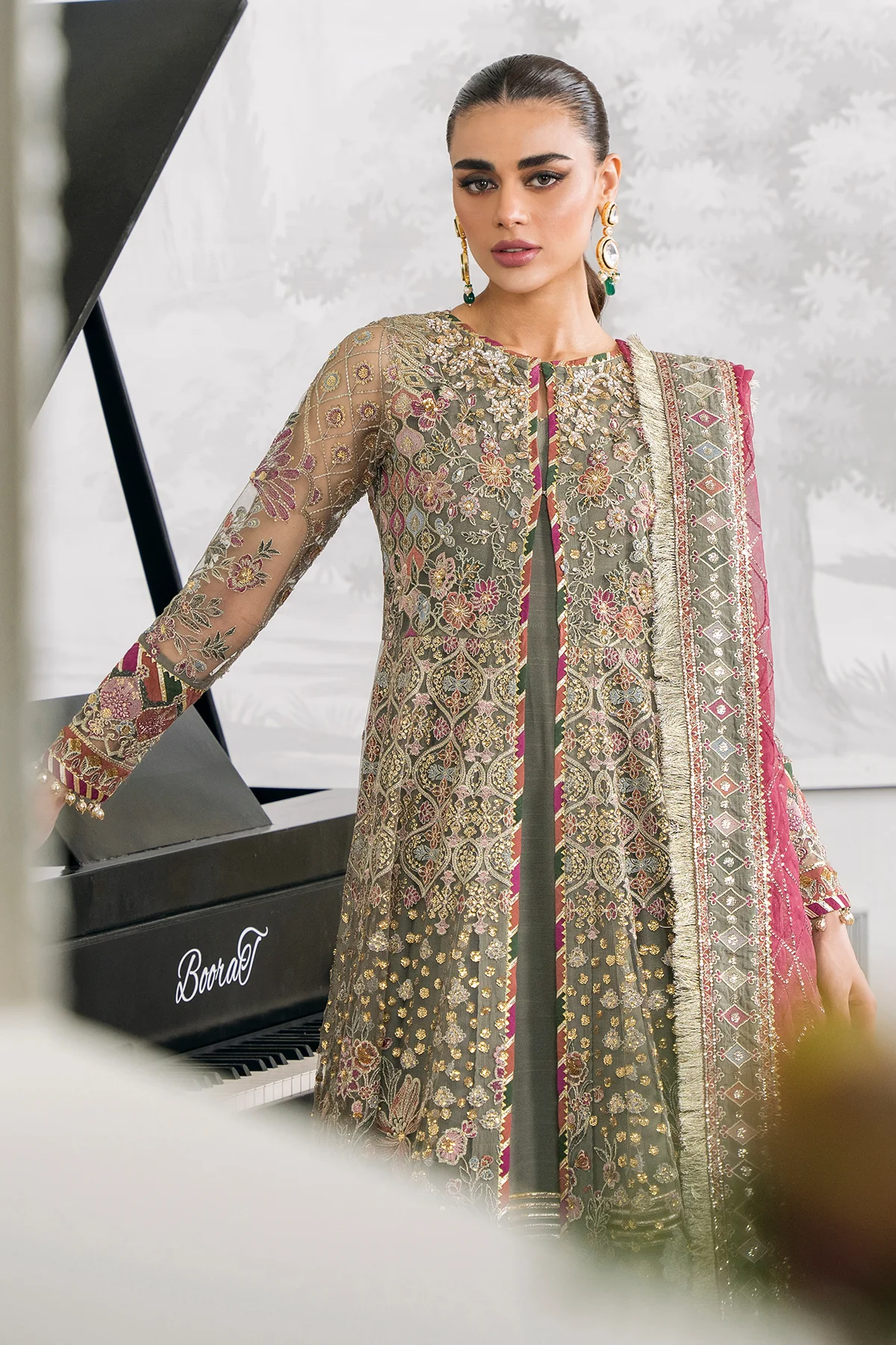 EMBROIDERED NET CH12-02 STITCHED - Image 14