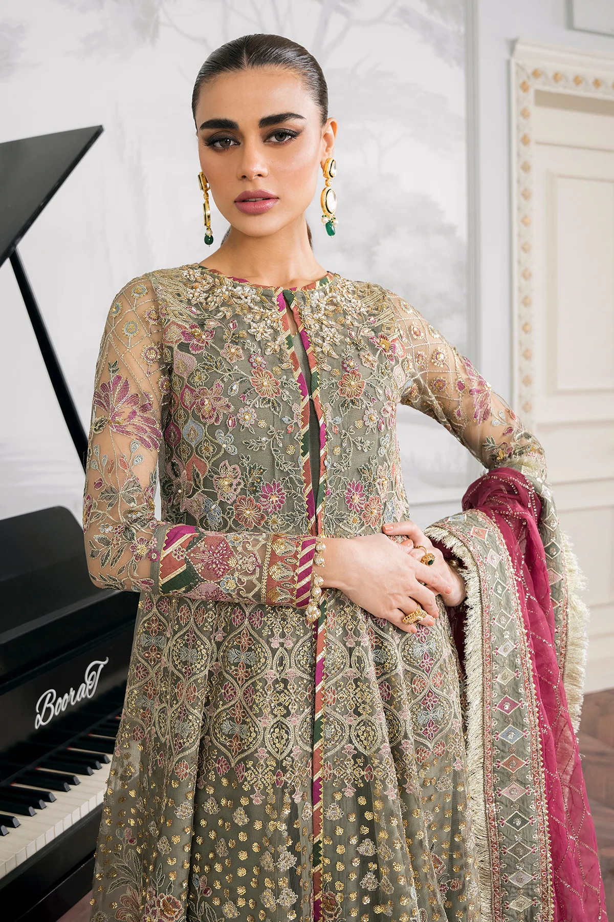 EMBROIDERED NET CH12-02 STITCHED - Image 15
