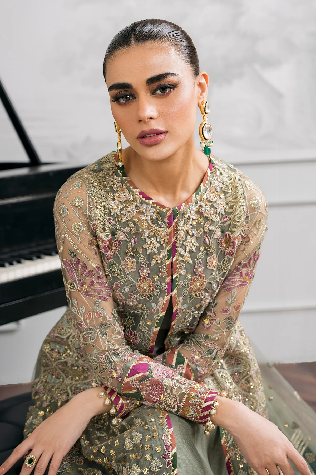 EMBROIDERED NET CH12-02 STITCHED - Image 16