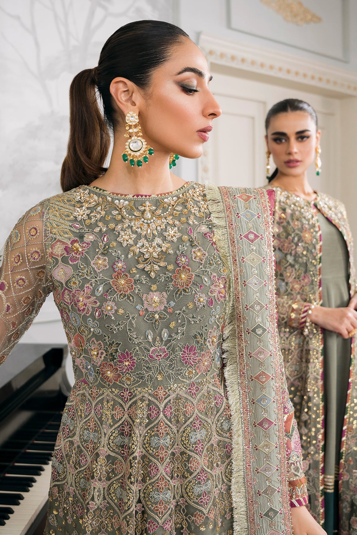 EMBROIDERED NET CH12-02 STITCHED - Image 20