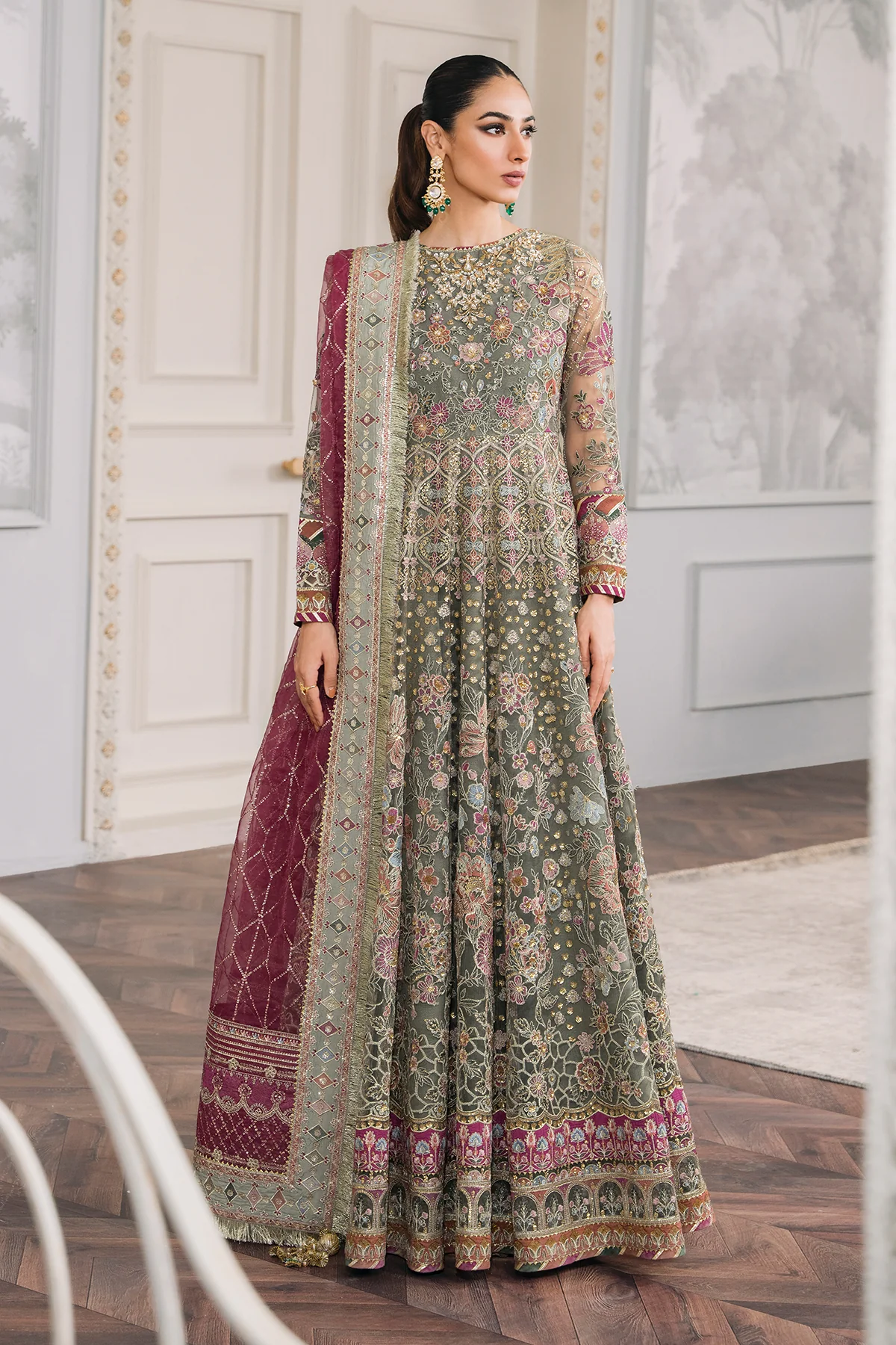 EMBROIDERED NET CH12-02 STITCHED - Image 7