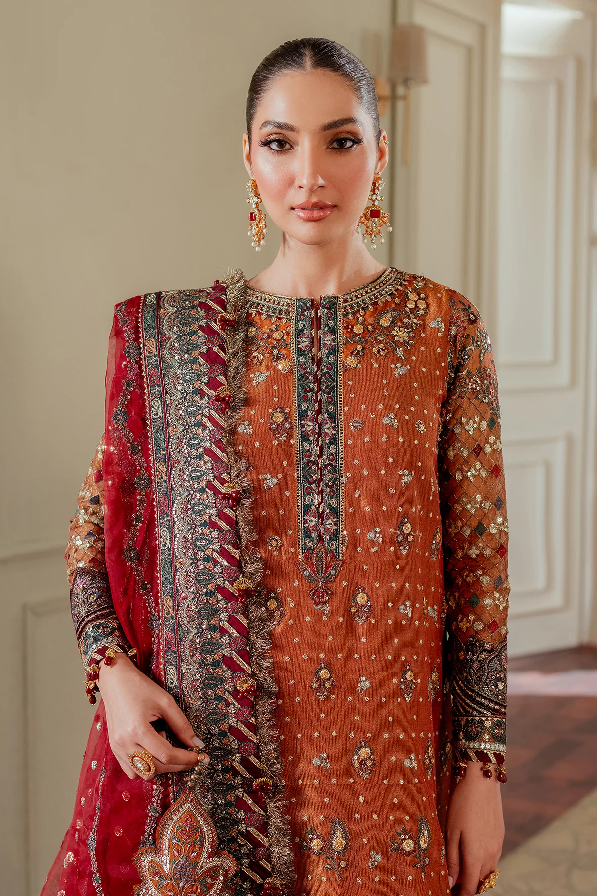 EMBROIDERED NET CH13-01 STITCHED - Image 17