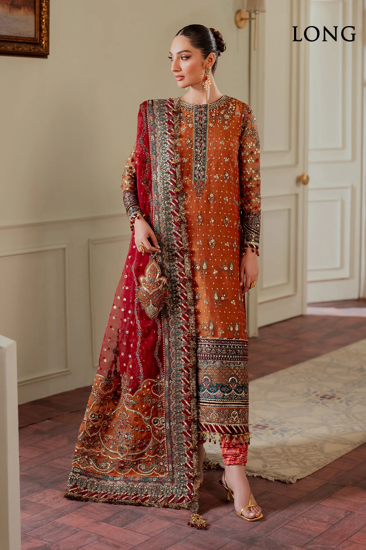 EMBROIDERED NET CH13-01 STITCHED - Image 2