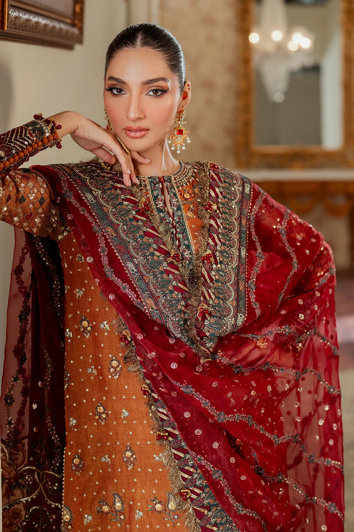 EMBROIDERED NET CH13-01 STITCHED - Image 21