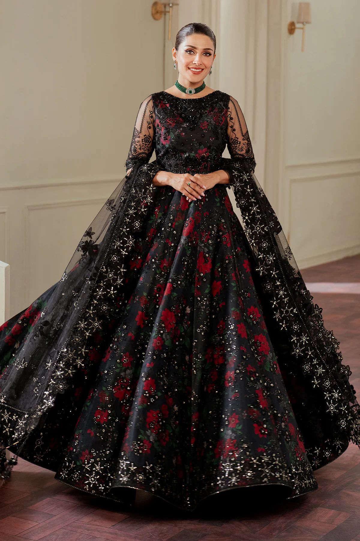 EMBROIDERED NET CH13-05 STITCHED - Image 12