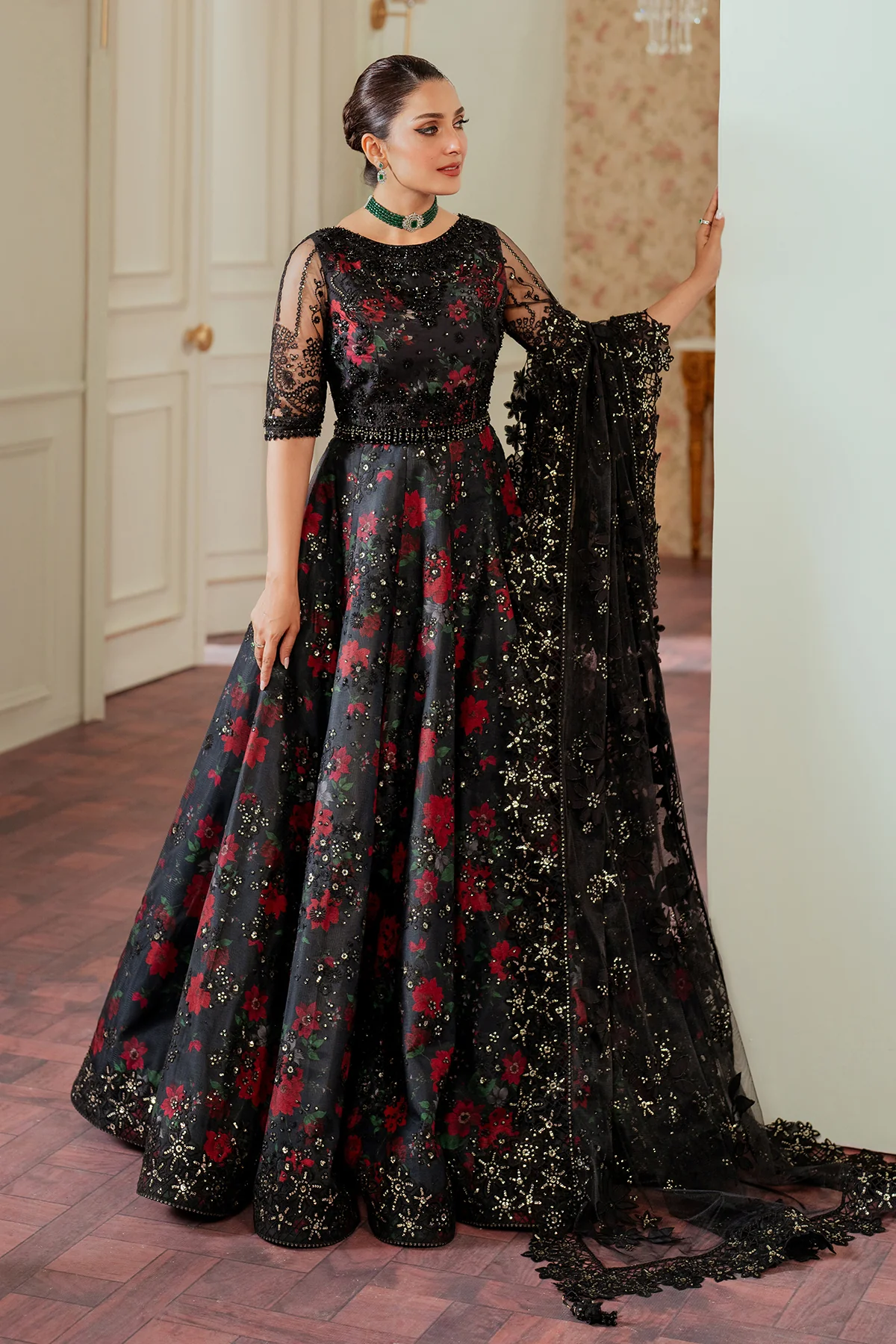 EMBROIDERED NET CH13-05 STITCHED - Image 13