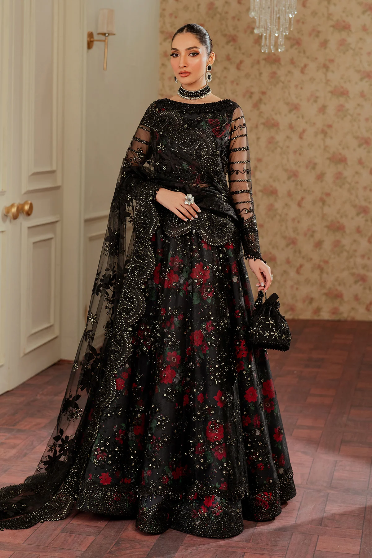 EMBROIDERED NET CH13-05 STITCHED - Image 20