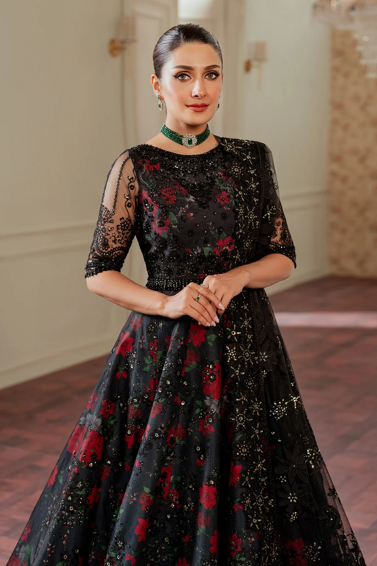 EMBROIDERED NET CH13-05 STITCHED - Image 3