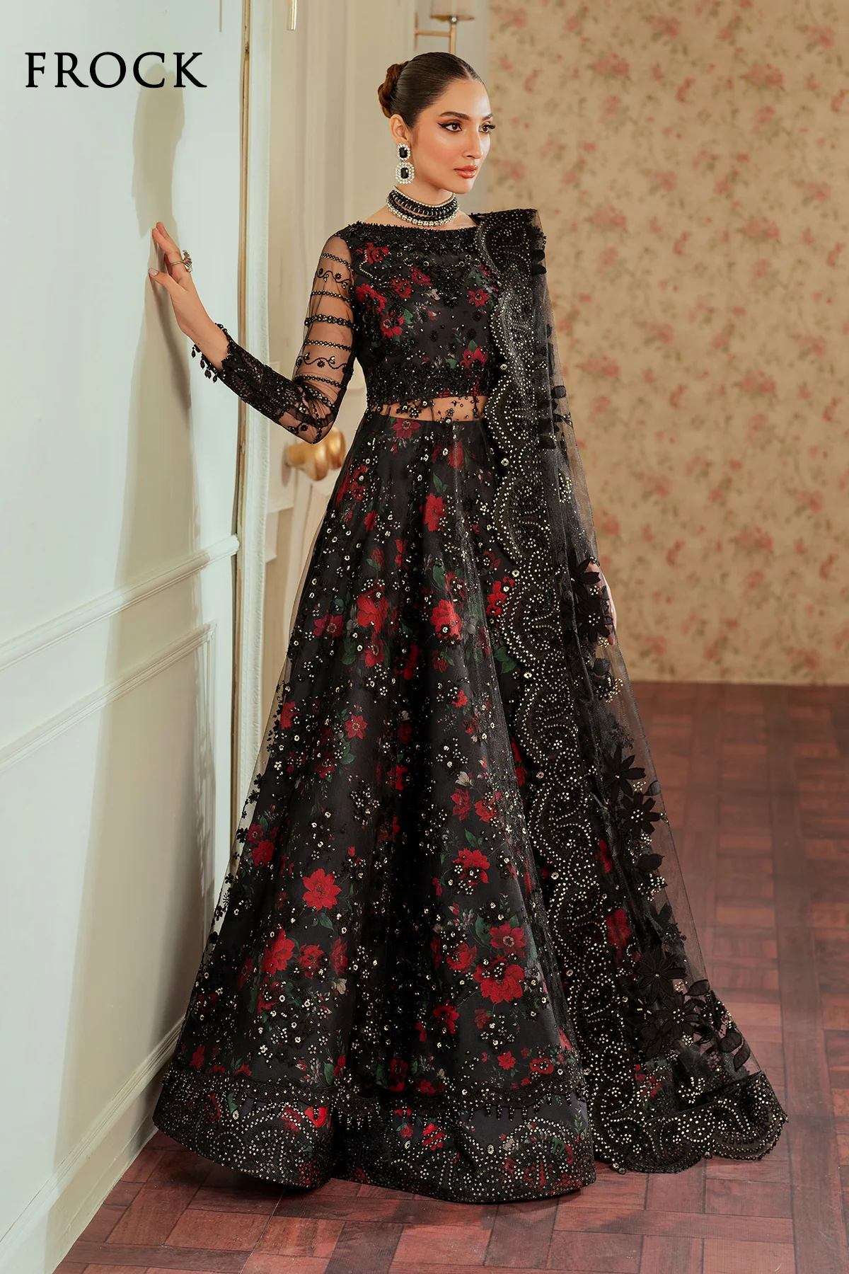 EMBROIDERED NET CH13-05 STITCHED - Image 5