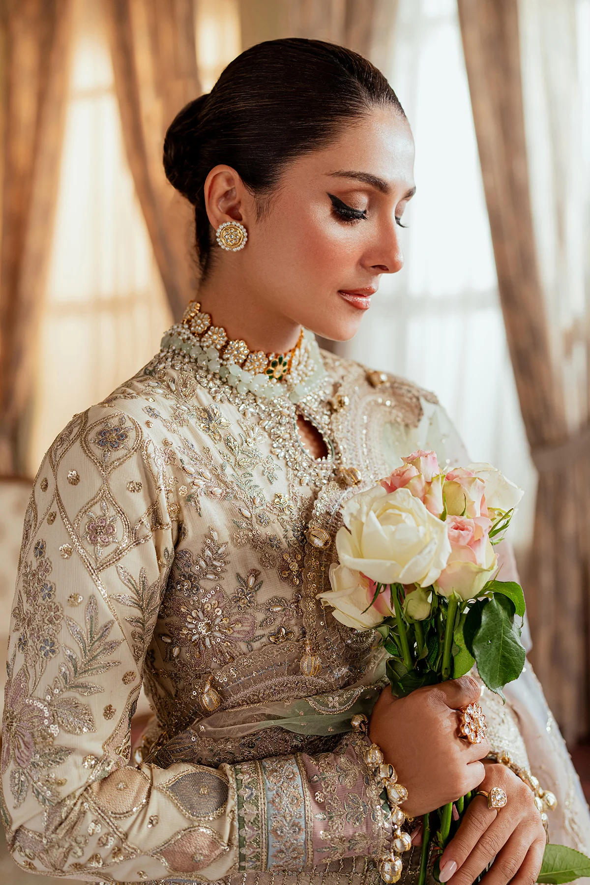 EMBROIDERED NET CH13-06 STITCHED - Image 12