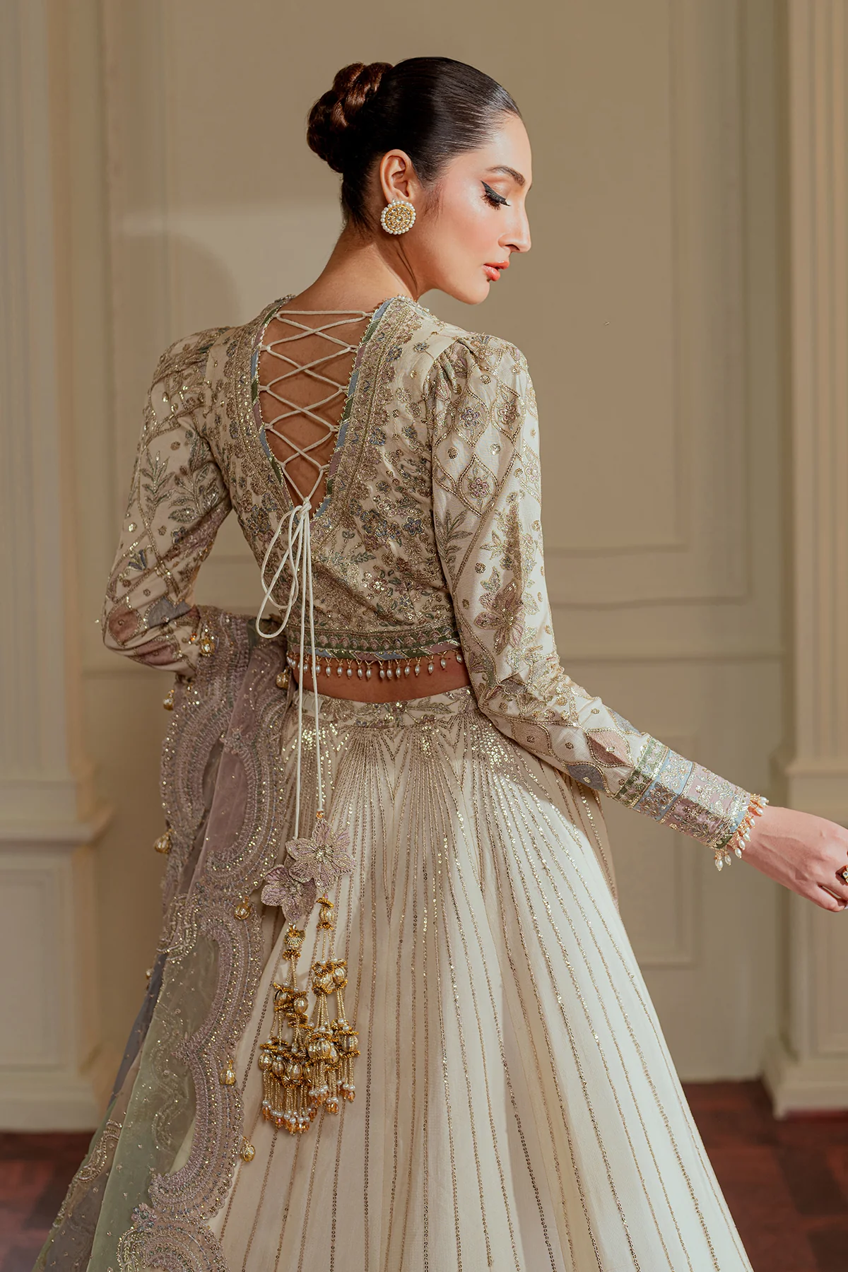 EMBROIDERED NET CH13-06 STITCHED - Image 24