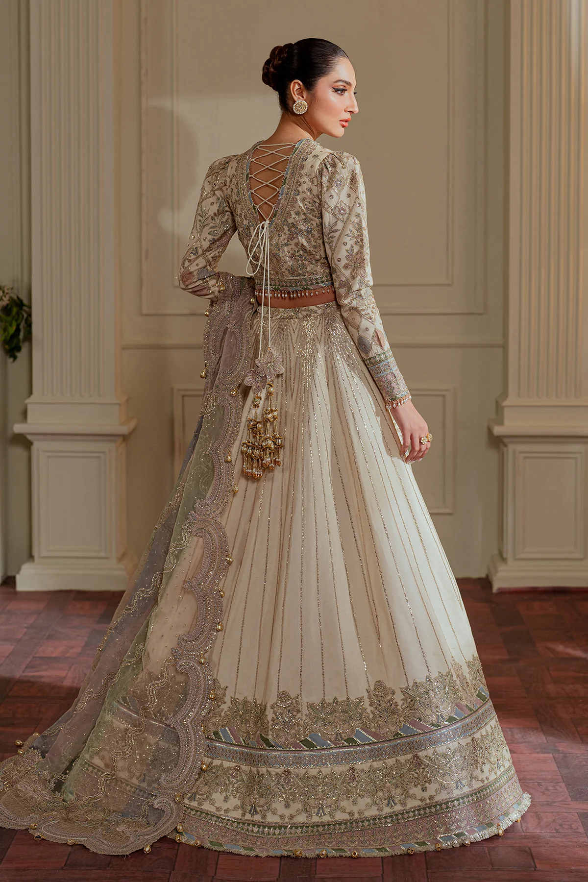 EMBROIDERED NET CH13-06 STITCHED - Image 3