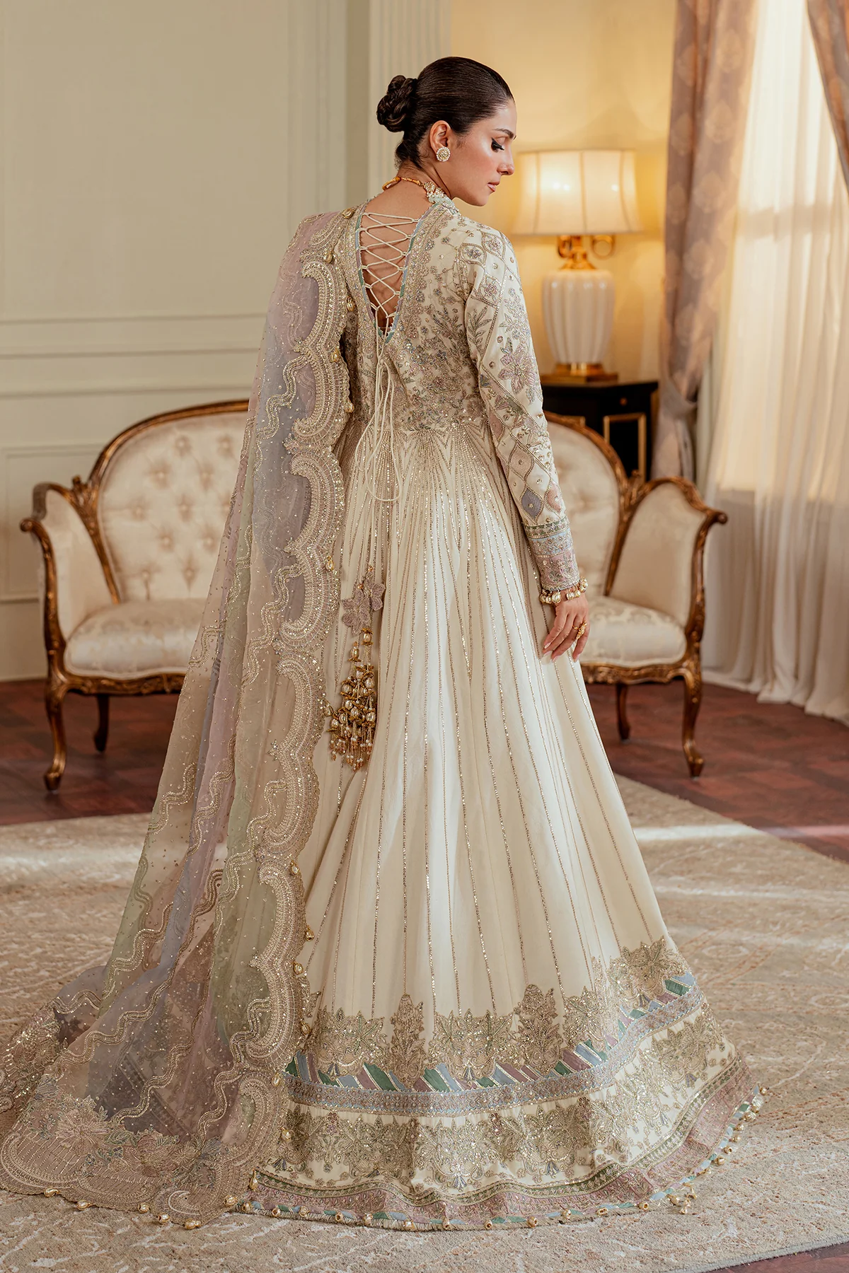 EMBROIDERED NET CH13-06 STITCHED - Image 5