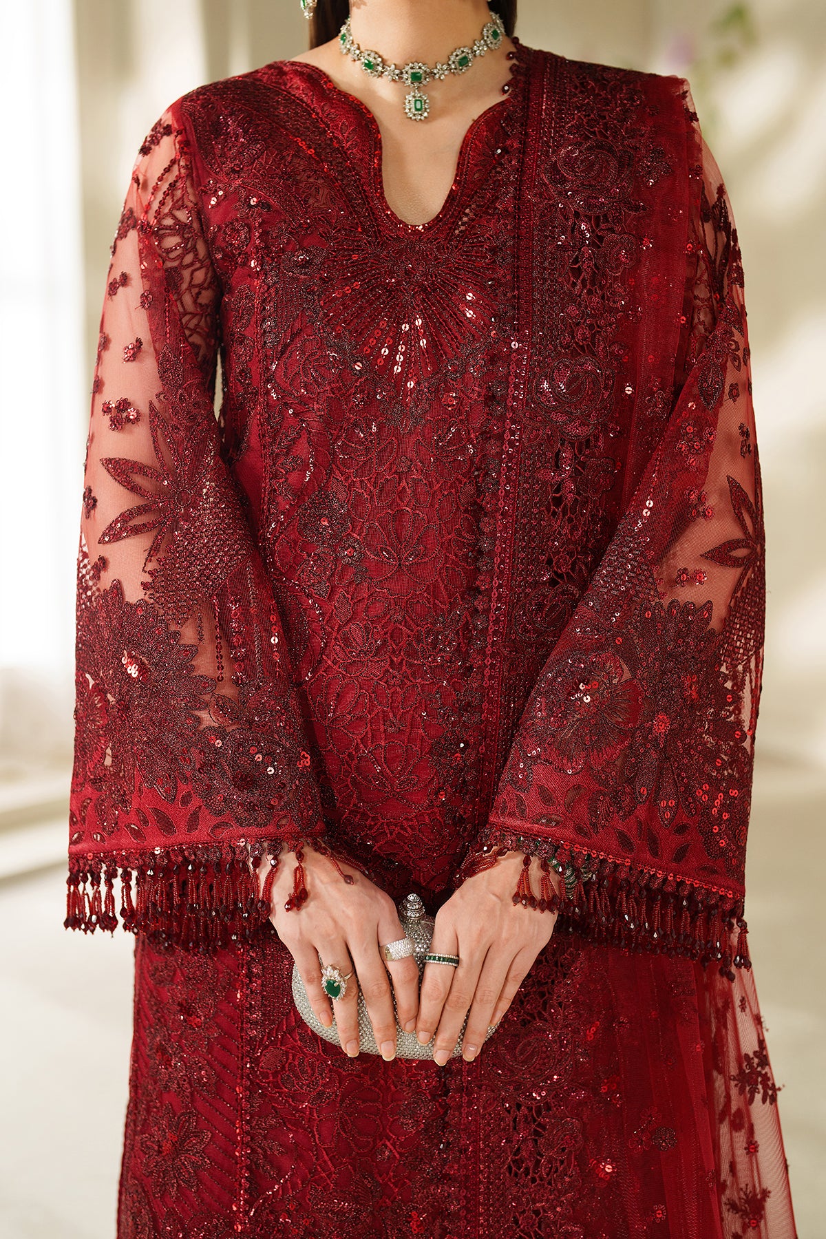 EMBROIDERED NET CH14-01 STITCHED - Image 8