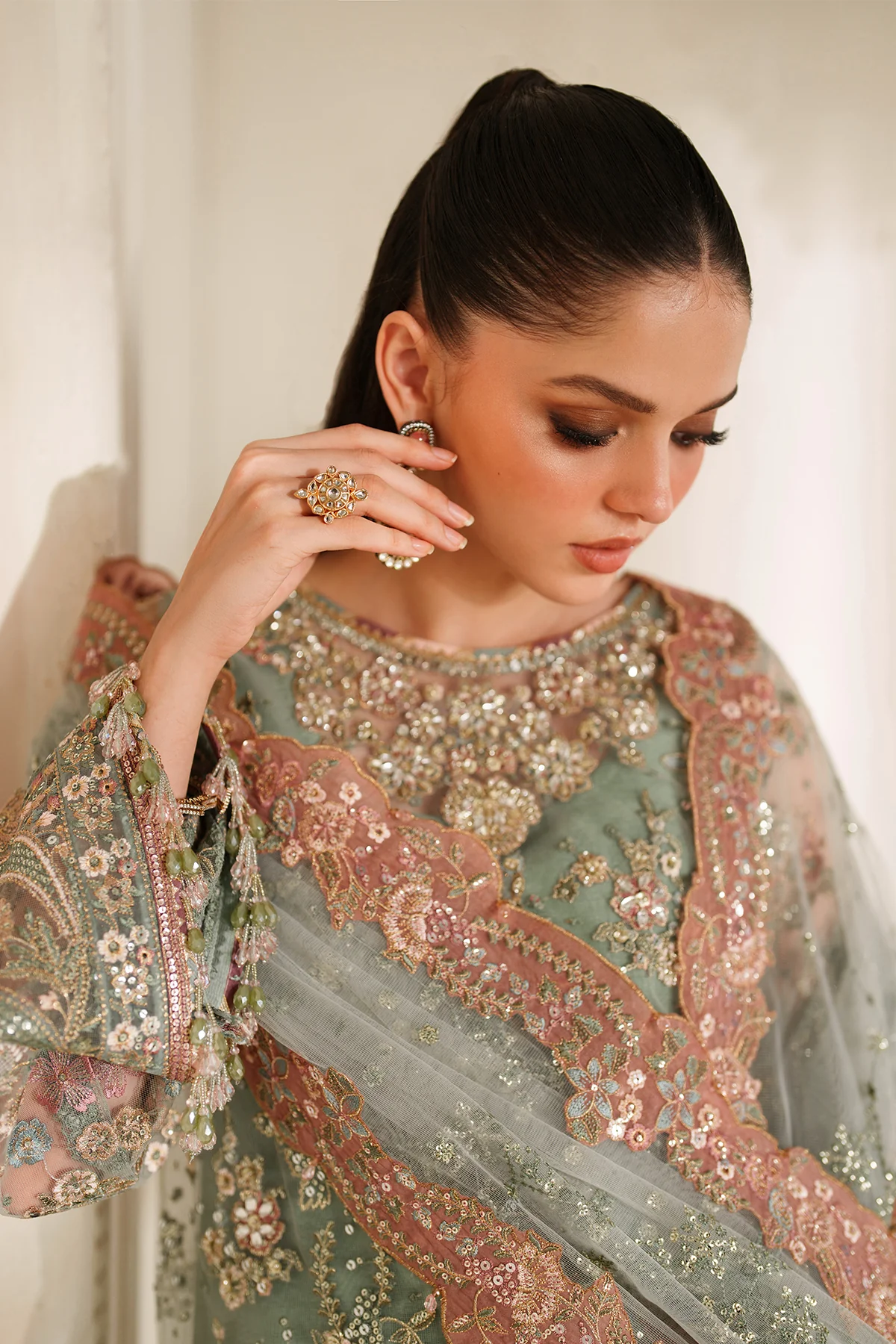 EMBROIDERED NET CH14-06 STITCHED - Image 13