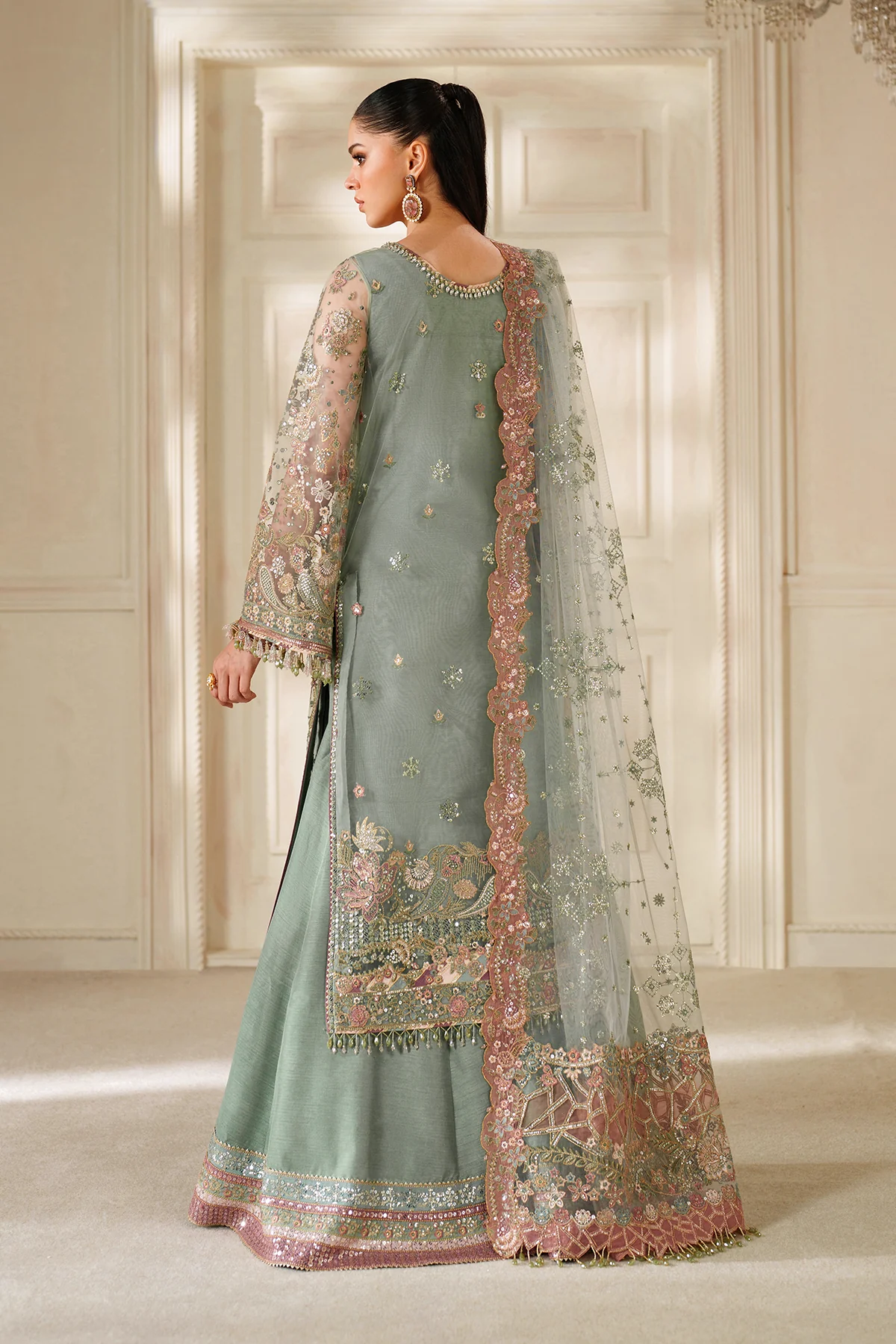 EMBROIDERED NET CH14-06 STITCHED - Image 3