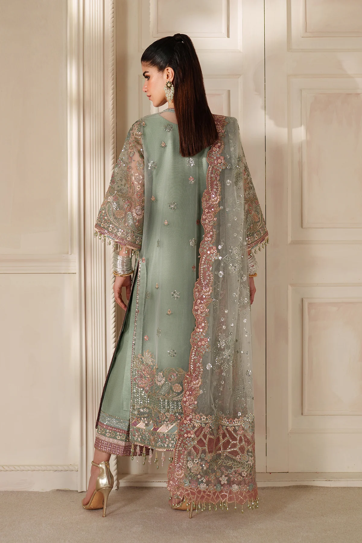 EMBROIDERED NET CH14-06 STITCHED - Image 5