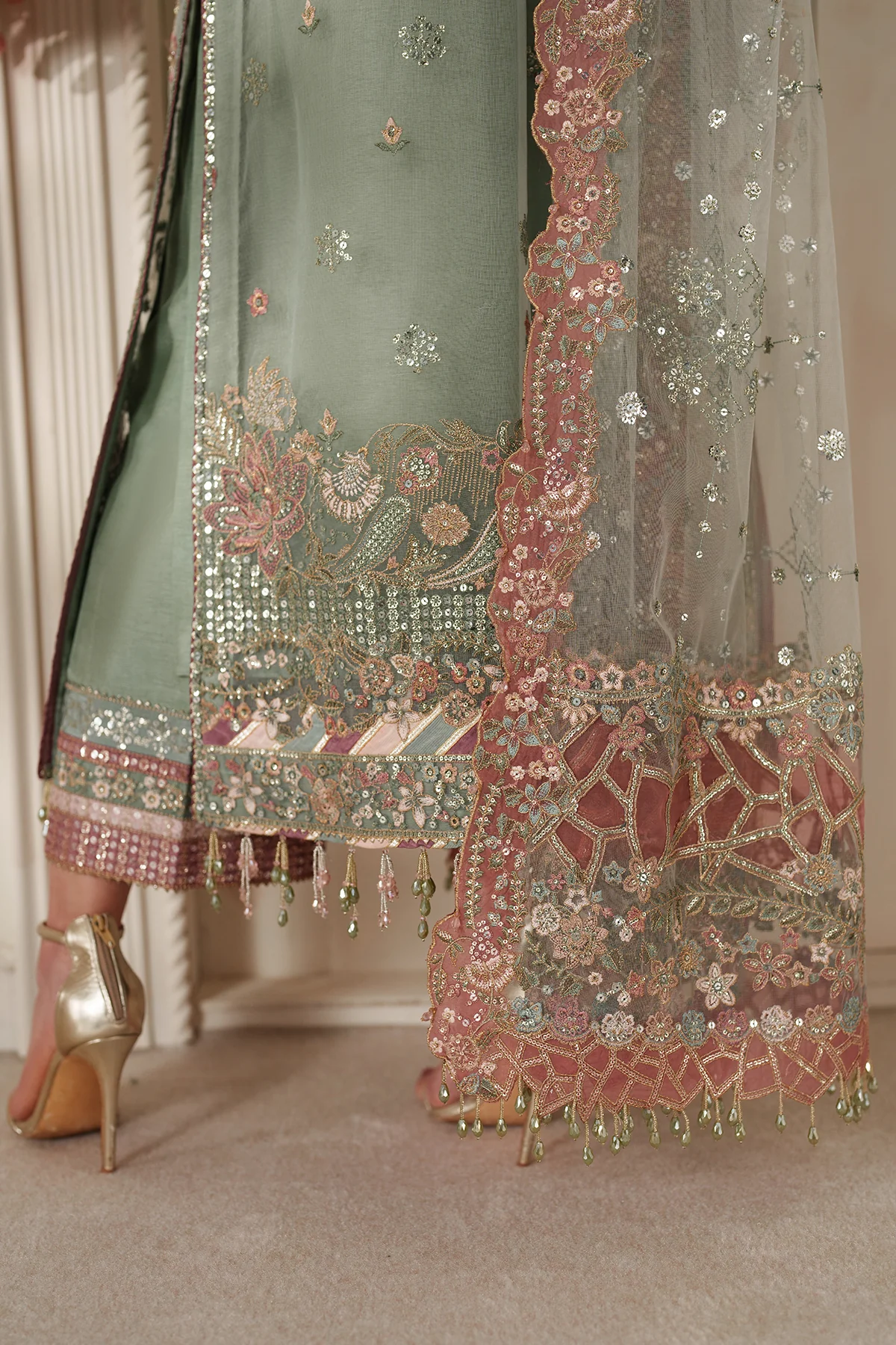 EMBROIDERED NET CH14-06 STITCHED - Image 7