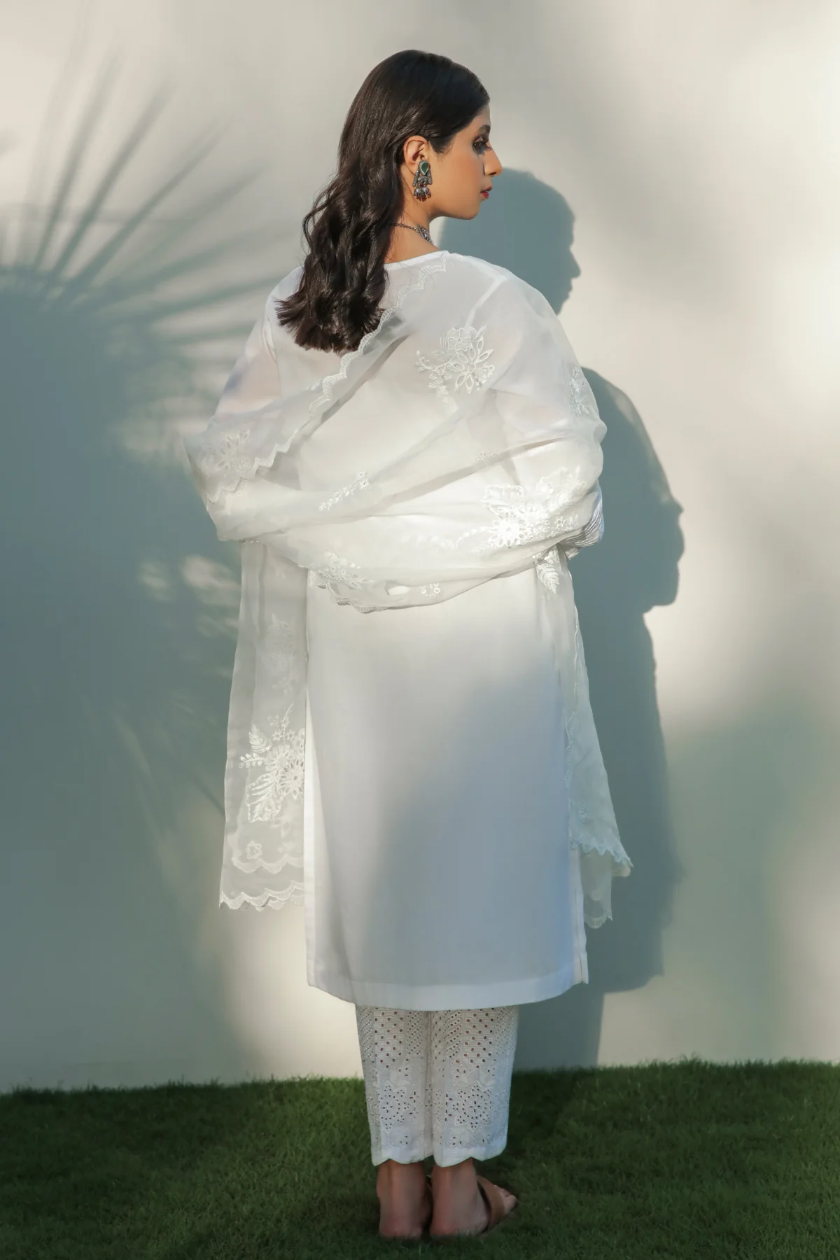 EMBROIDERED ORGANZA DUPATTA-31 - Image 5