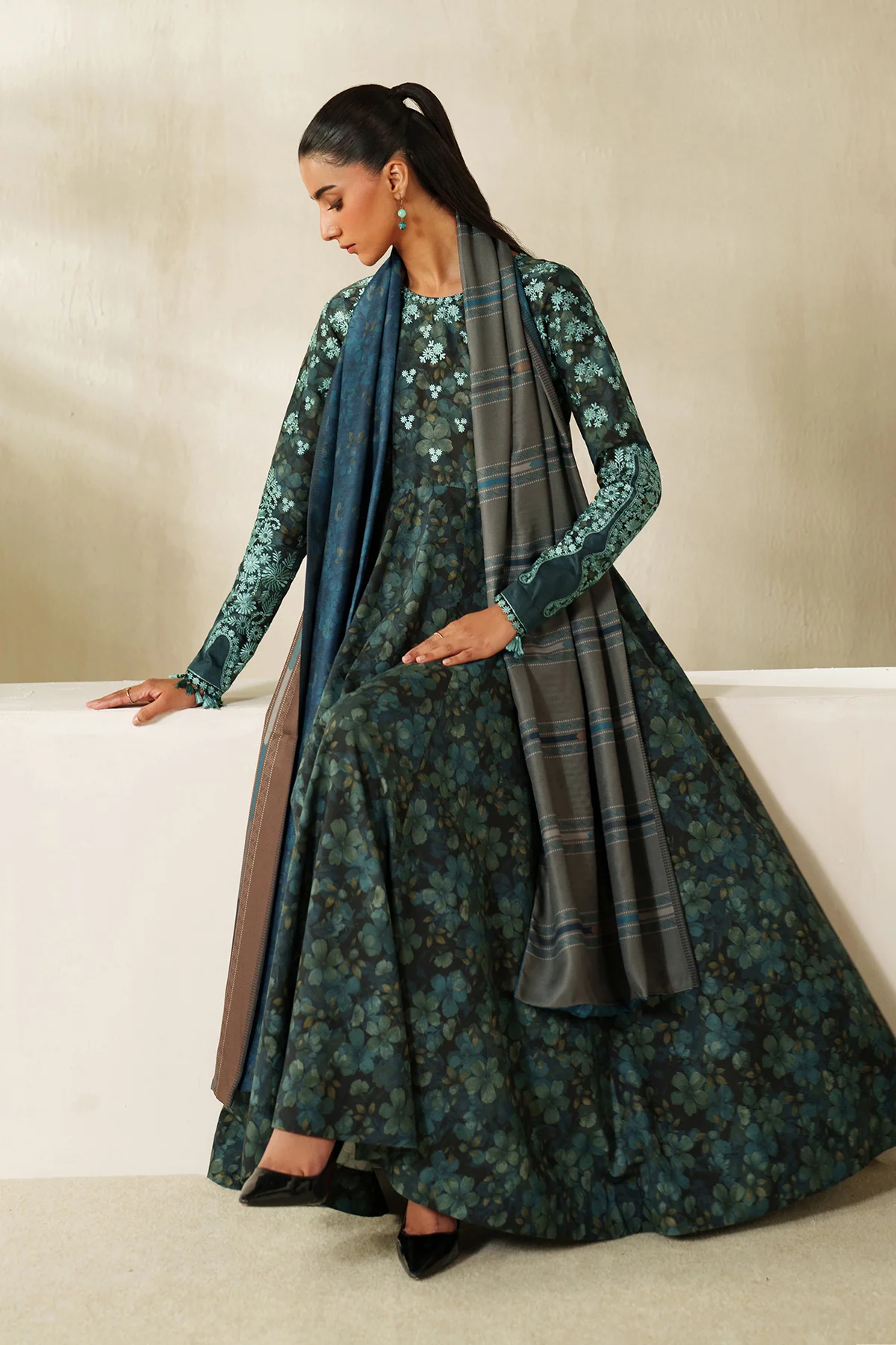 EMBROIDERED PRINTED KHADDAR PR-1231 - Image 7