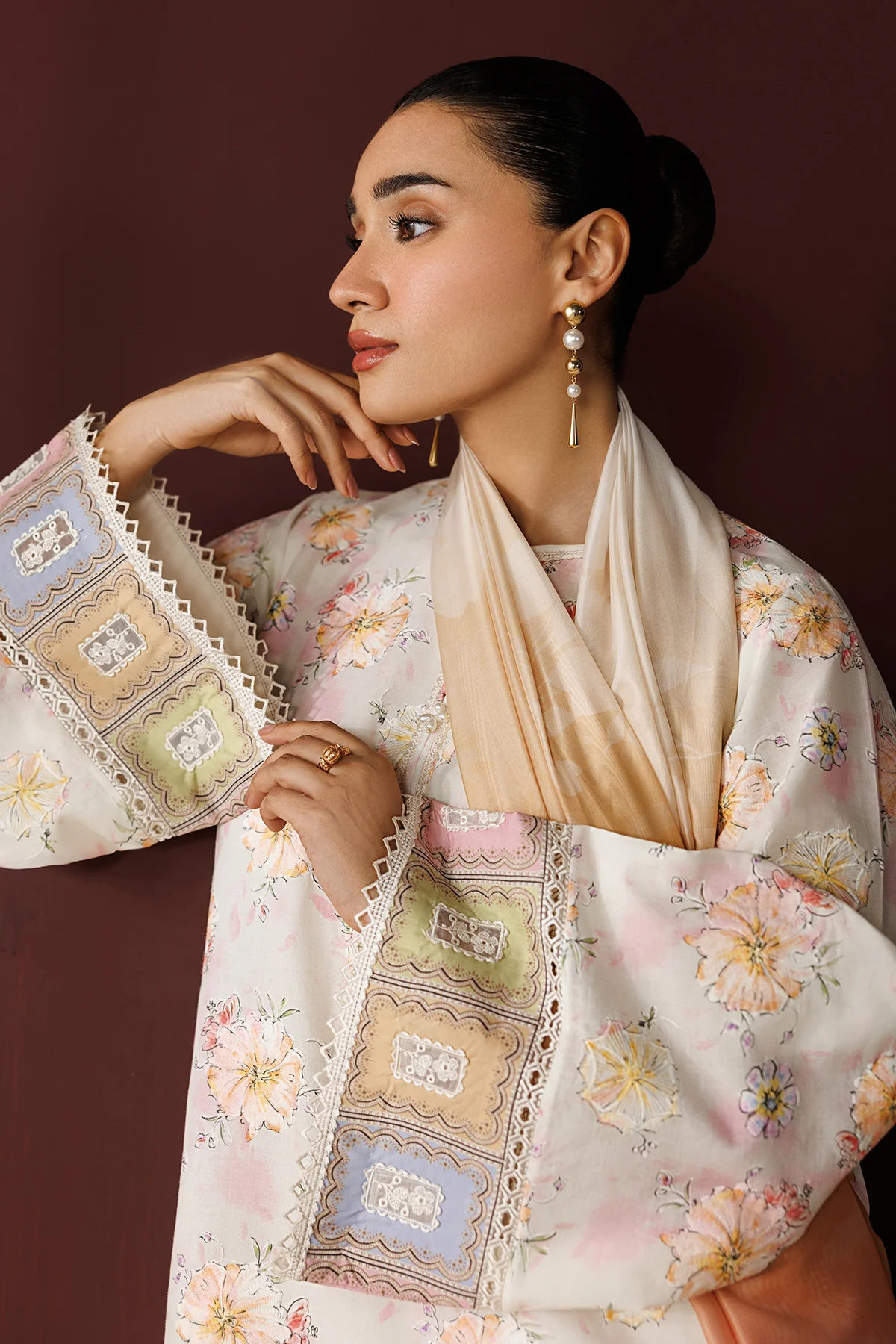 EMBROIDERED PRINTED LAWN PR-1260 - Image 3