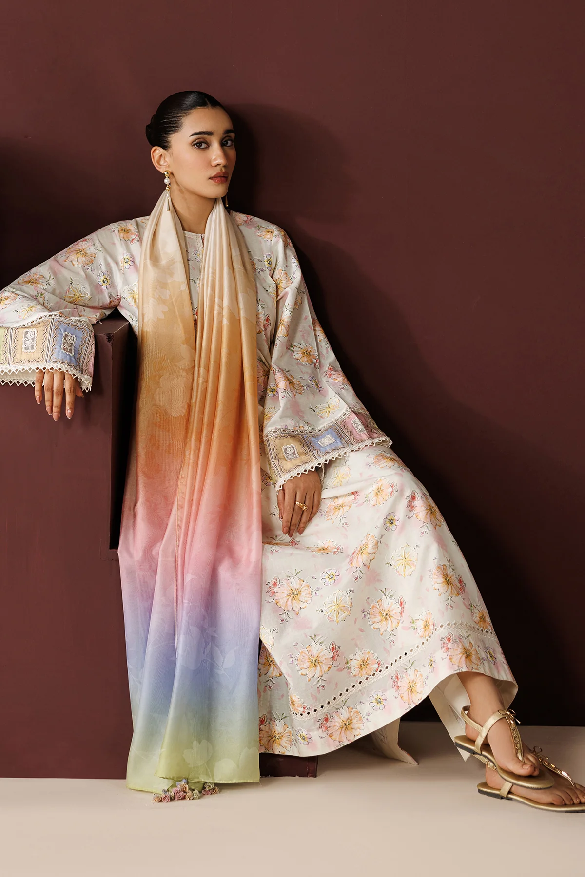 EMBROIDERED PRINTED LAWN PR-1260 - Image 4