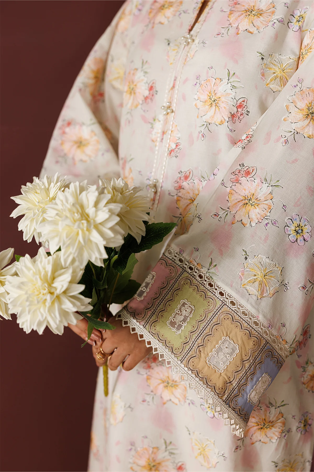 EMBROIDERED PRINTED LAWN PR-1260 - Image 5