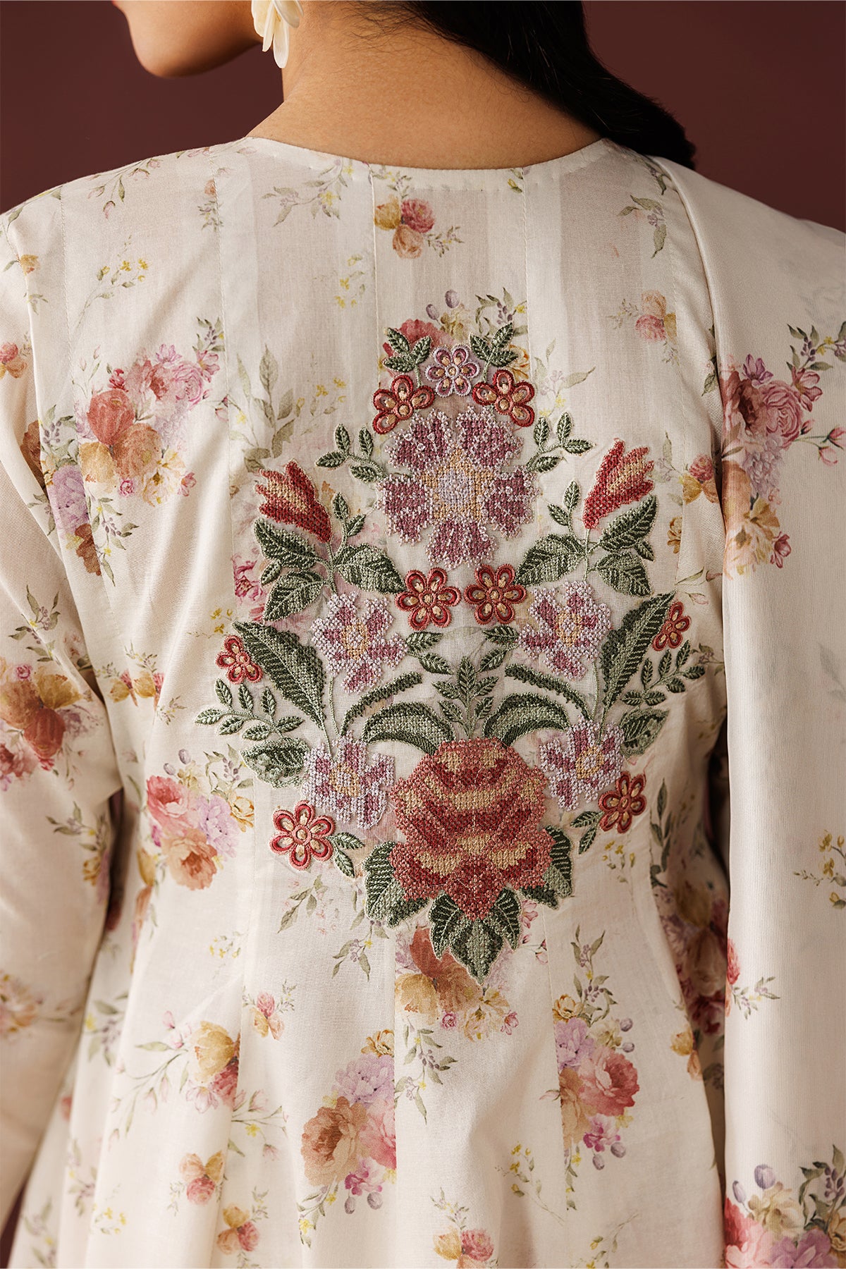 EMBROIDERED PRINTED LAWN PR-1261 - Image 3