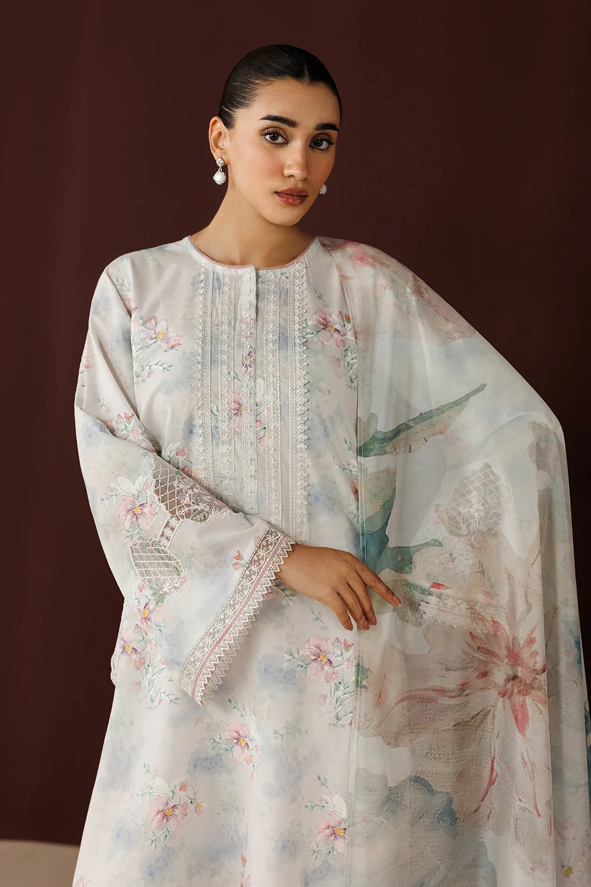 EMBROIDERED PRINTED LAWN PR-1266 - Image 5