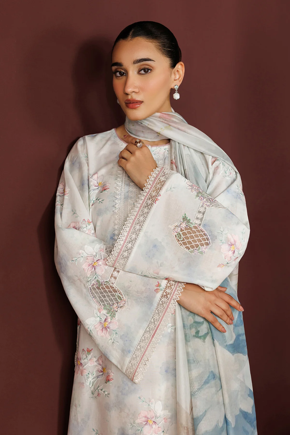 EMBROIDERED PRINTED LAWN PR-1266 - Image 6