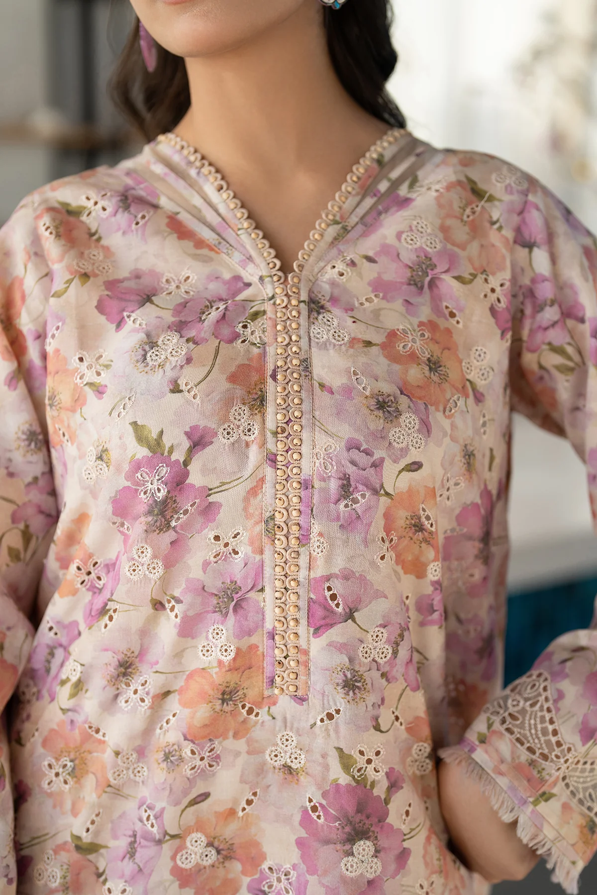EMBROIDERED PRINTED LAWN SF-4099 - Image 8