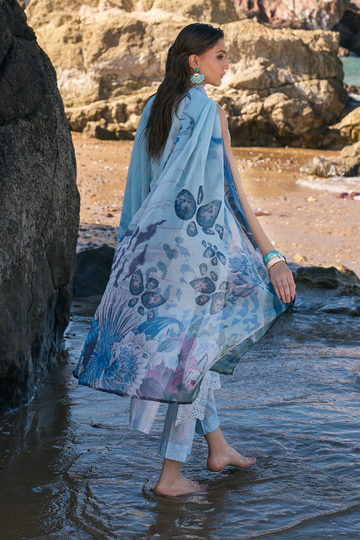 EMBROIDERED PRINTED LAWN SF-4109 - Image 7