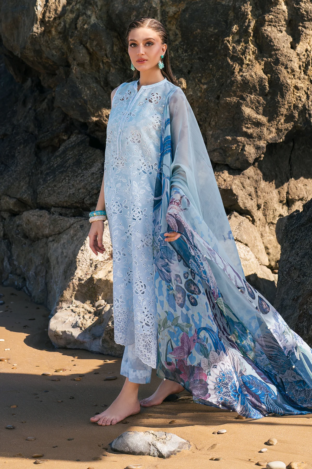 EMBROIDERED PRINTED LAWN SF-4109 - Image 8
