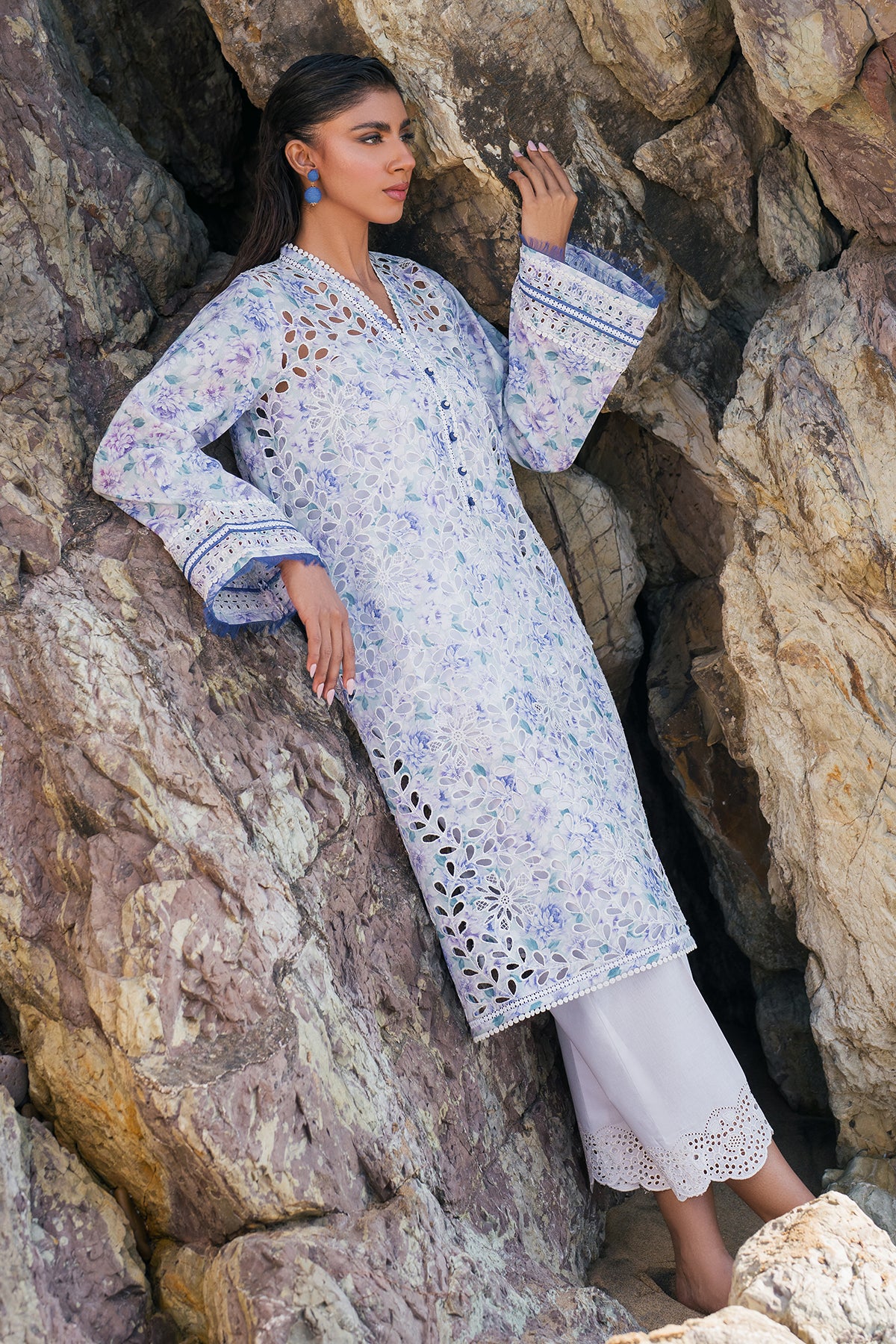 EMBROIDERED PRINTED LAWN SF-4122 - Image 5