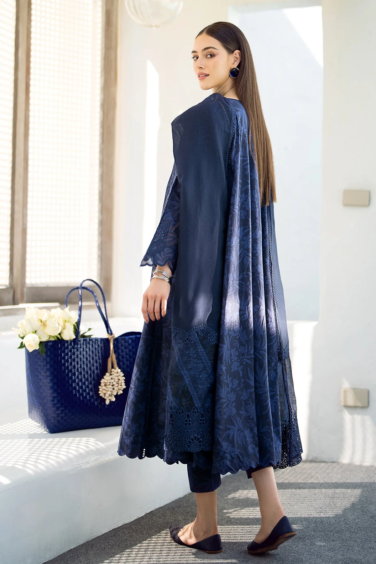EMBROIDERED PRINTED LAWN SF-544 - Image 7