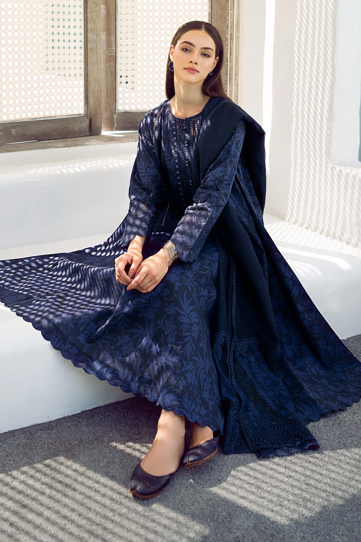 EMBROIDERED PRINTED LAWN SF-544 - Image 8