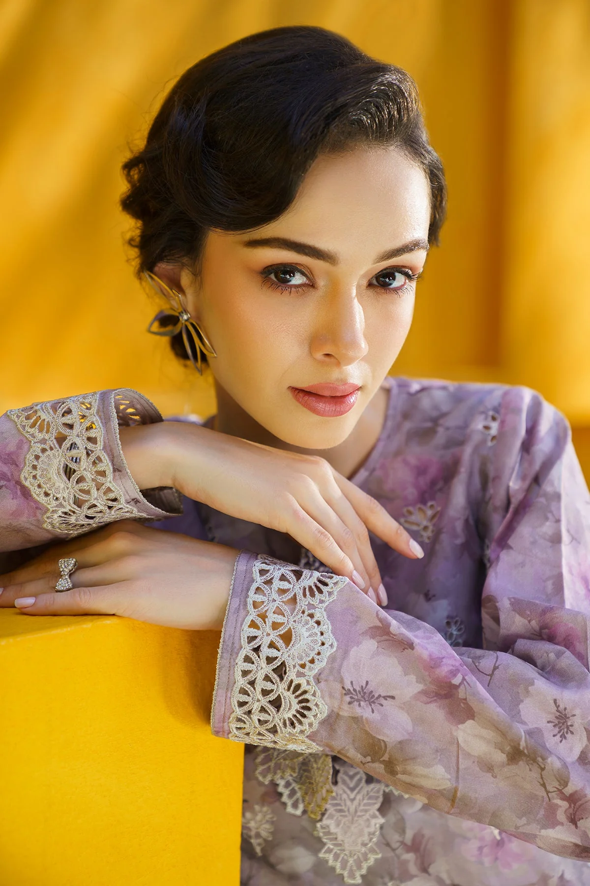 EMBROIDERED PRINTED LAWN SF-579 - Image 4