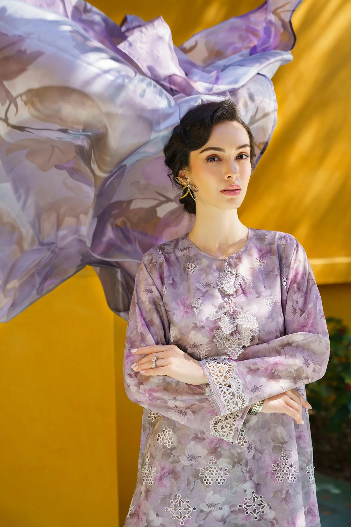EMBROIDERED PRINTED LAWN SF-579 - Image 7