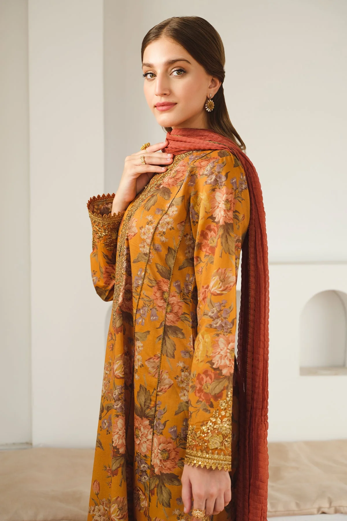 EMBROIDERED PRINTED LAWN SF-653 - Image 4