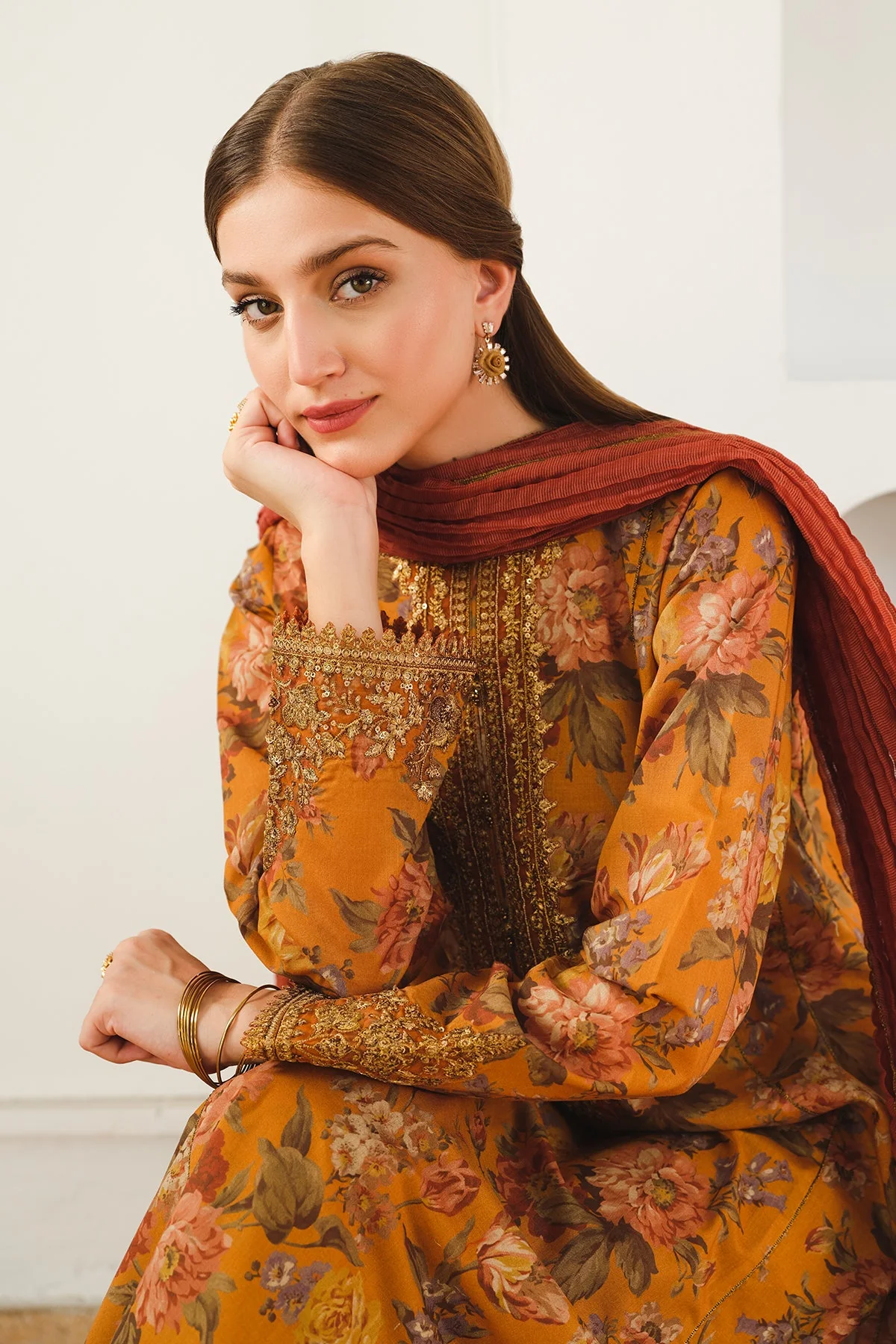 EMBROIDERED PRINTED LAWN SF-653 - Image 5