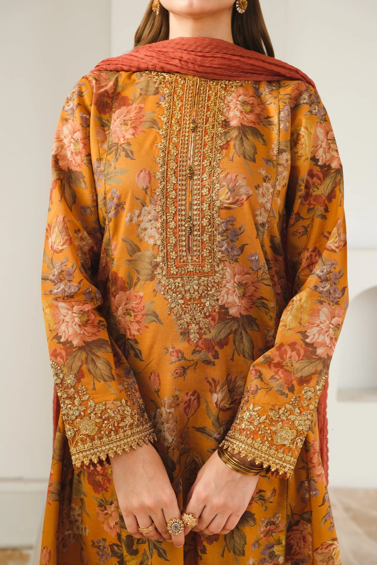 EMBROIDERED PRINTED LAWN SF-653 - Image 6
