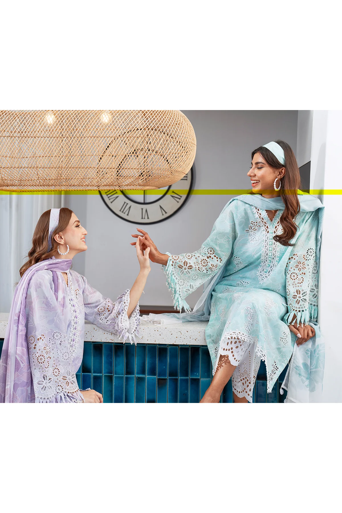 EMBROIDERED PRINTED LAWN UF-4073 - Image 8