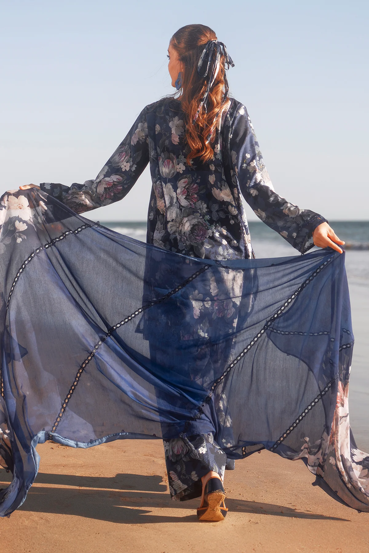 EMBROIDERED PRINTED LAWN UF-4085 - Image 2