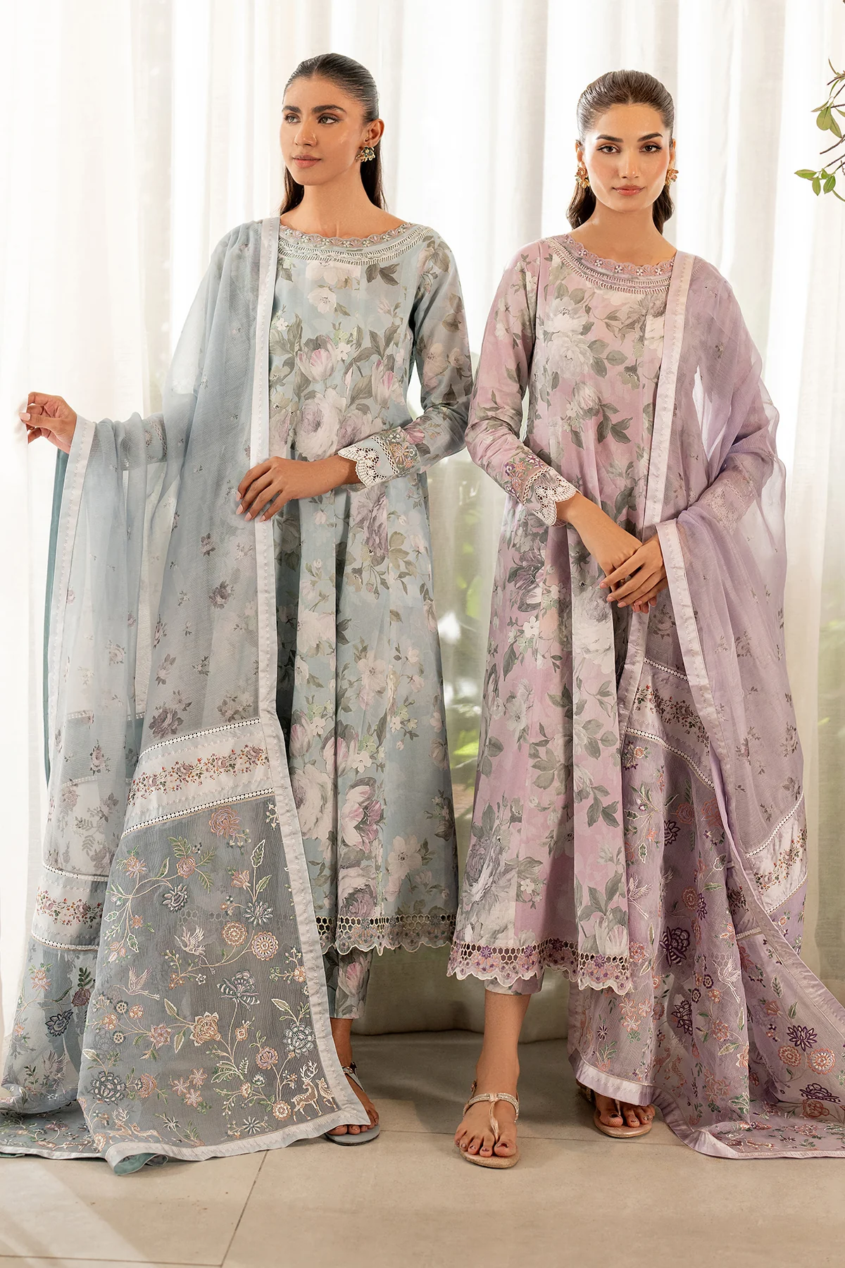 EMBROIDERED PRINTED LAWN UF-4103 - Image 7