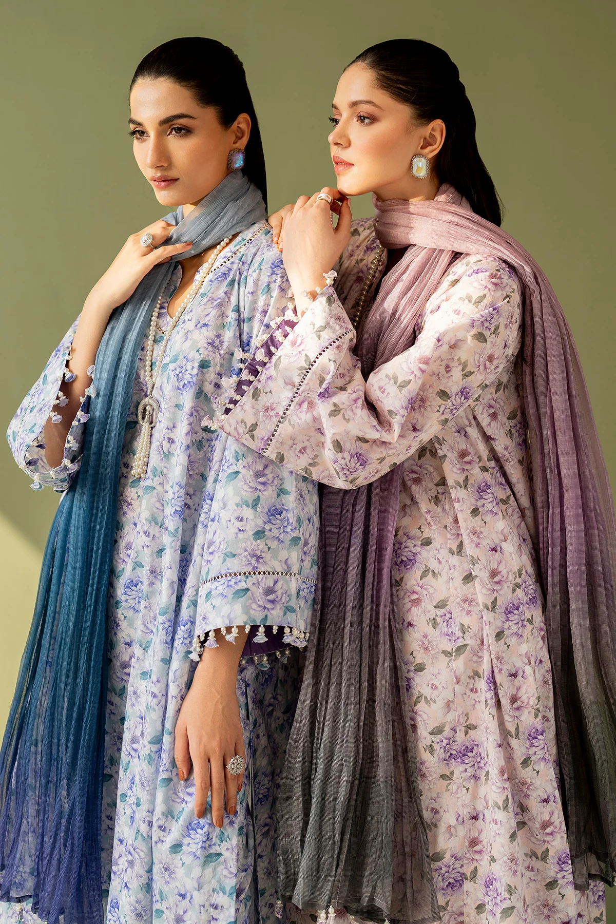 EMBROIDERED PRINTED LAWN UF-4167 - Image 9